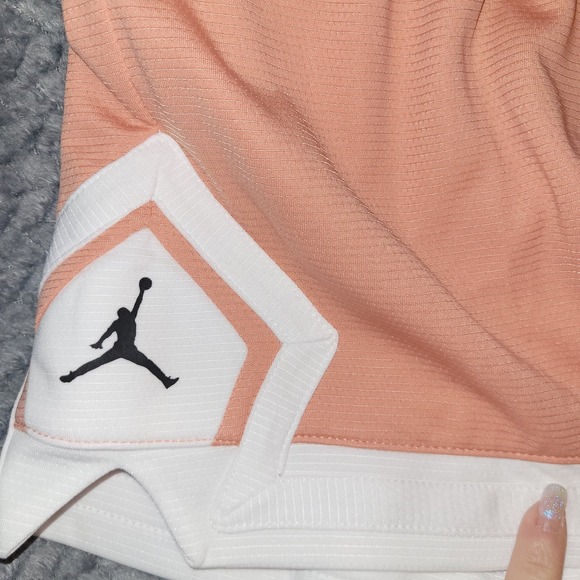 Jordan Kids Shorts Madder Root Tan Basketball Athletic Gym Size XL 13 15 YRS - Picture 8 of 8